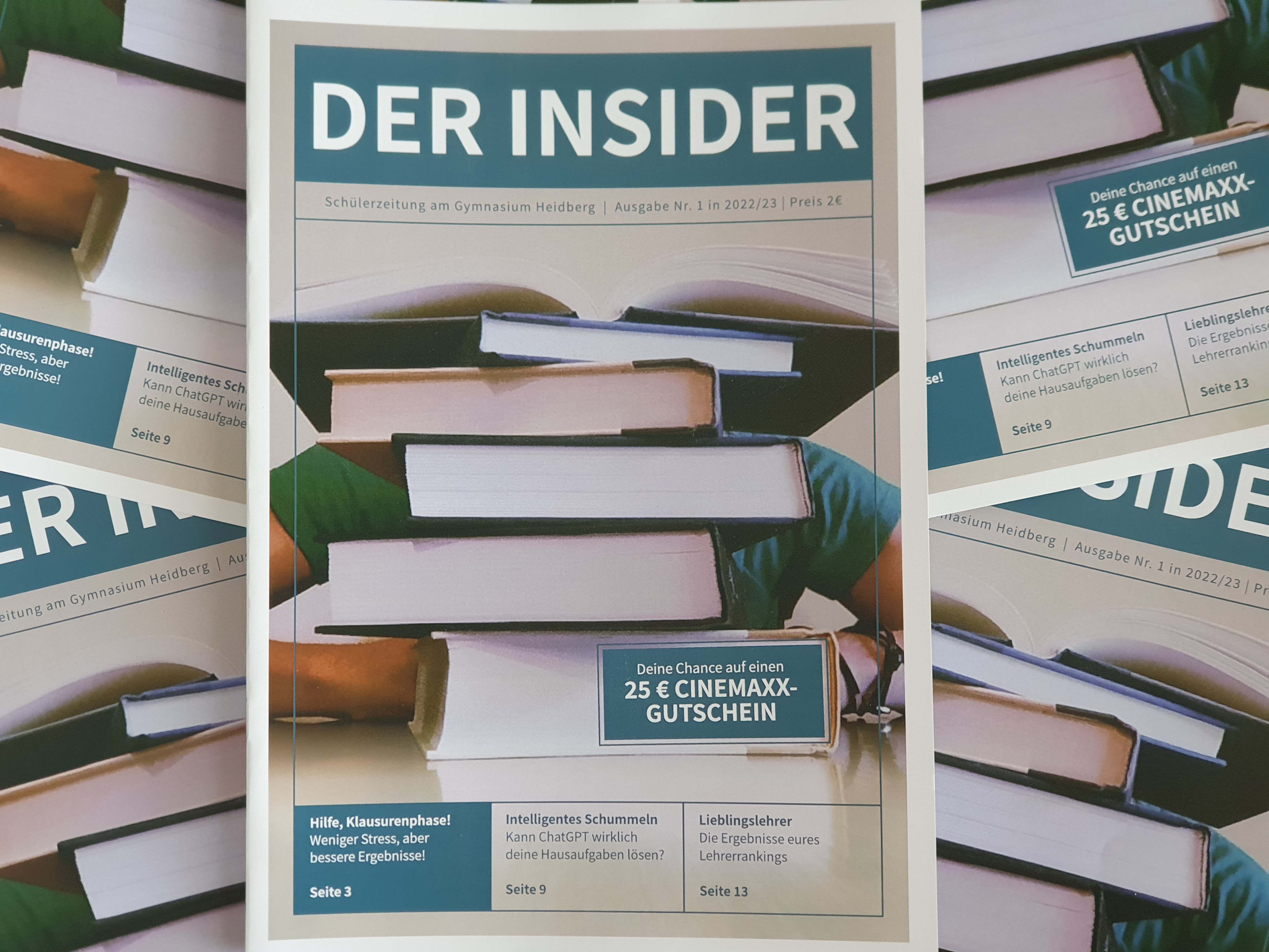 Hol dir die erste Ausgabe der neuen Schülerzeitung!